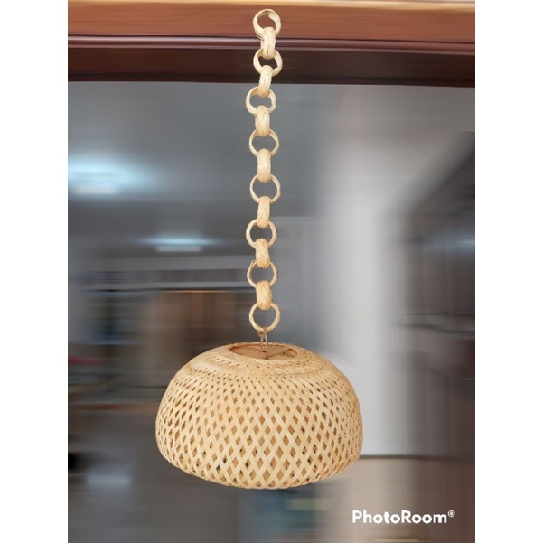 Kap Piggy 05-lampu hias-lampu gantung bambu-hiasan lampu gantung