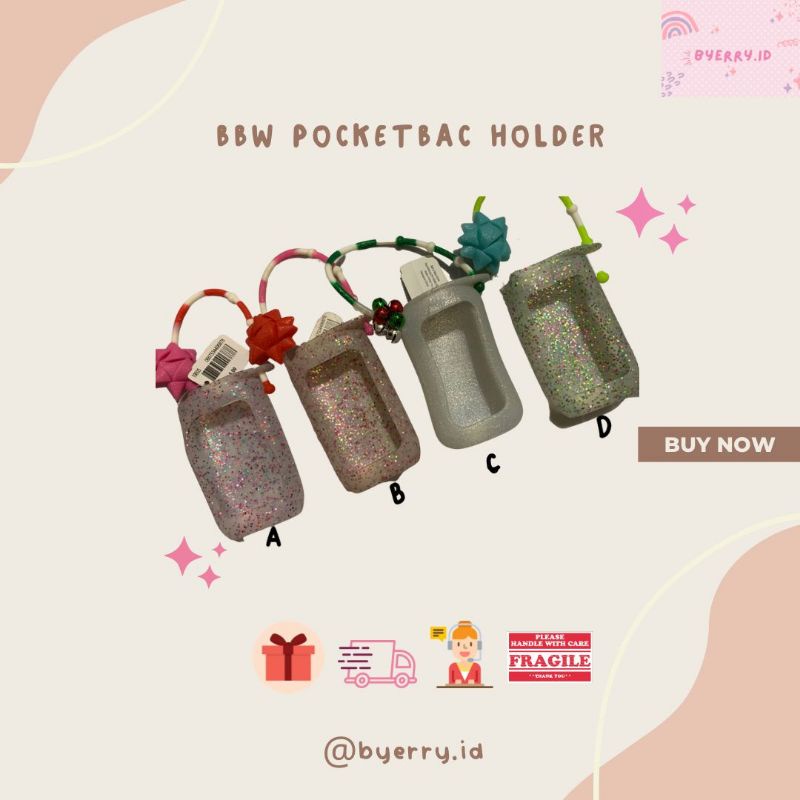 Bath & Body Works BBW PocketBag HandSanitizer Holder Gantungan Tas Hand Sanitizer