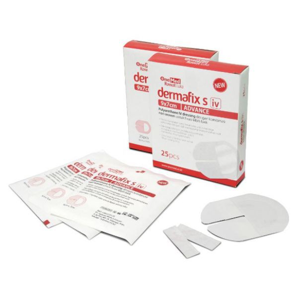 Dermafix S IV Dressing Advance 7x9cm OneMed box isi 25pcs