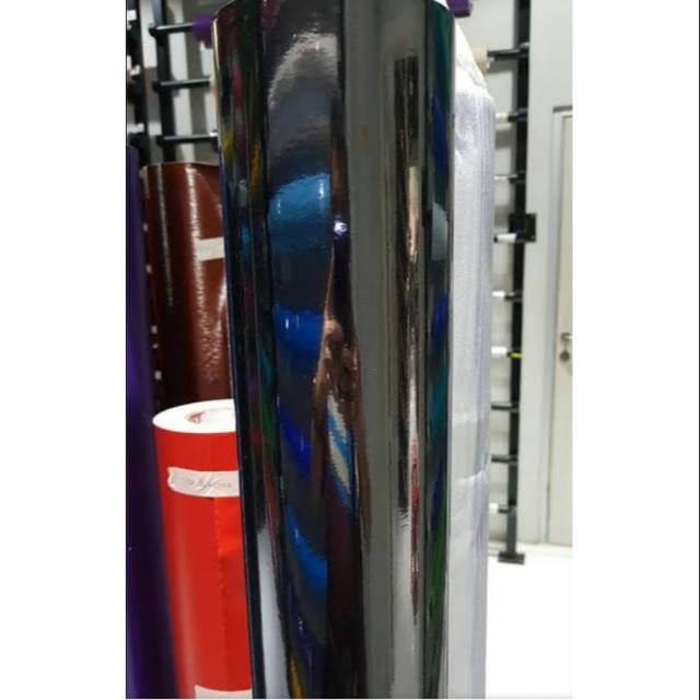 Stiker hitam chrome/skotlet chrome/stiker infinity