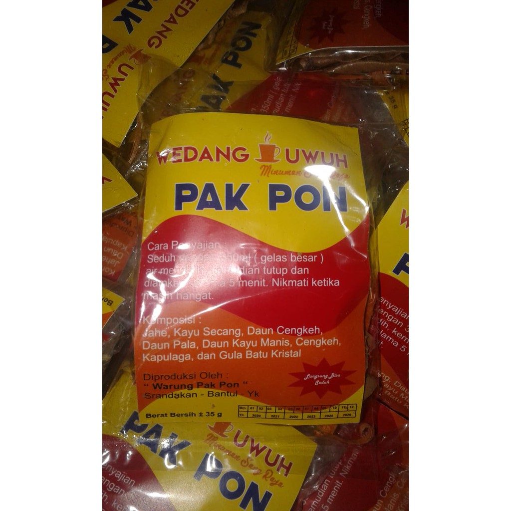 

Wedang Uwuh Pak Pon