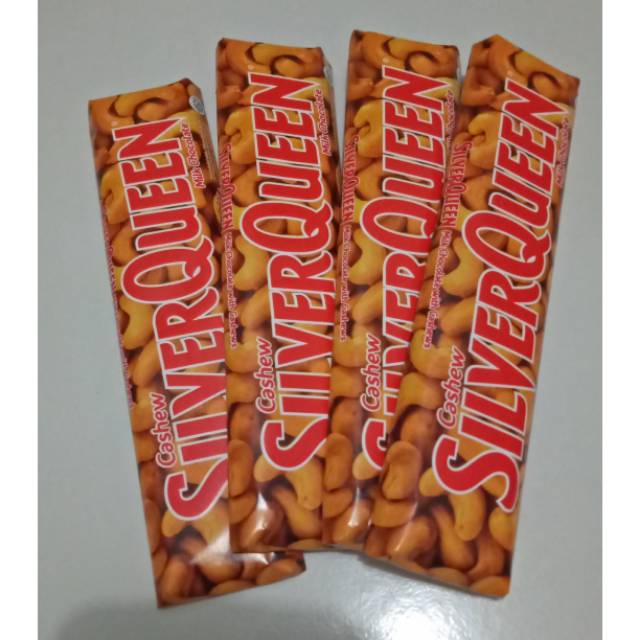Coklat silverqueen mede cashew 65gr Grosir isi 12