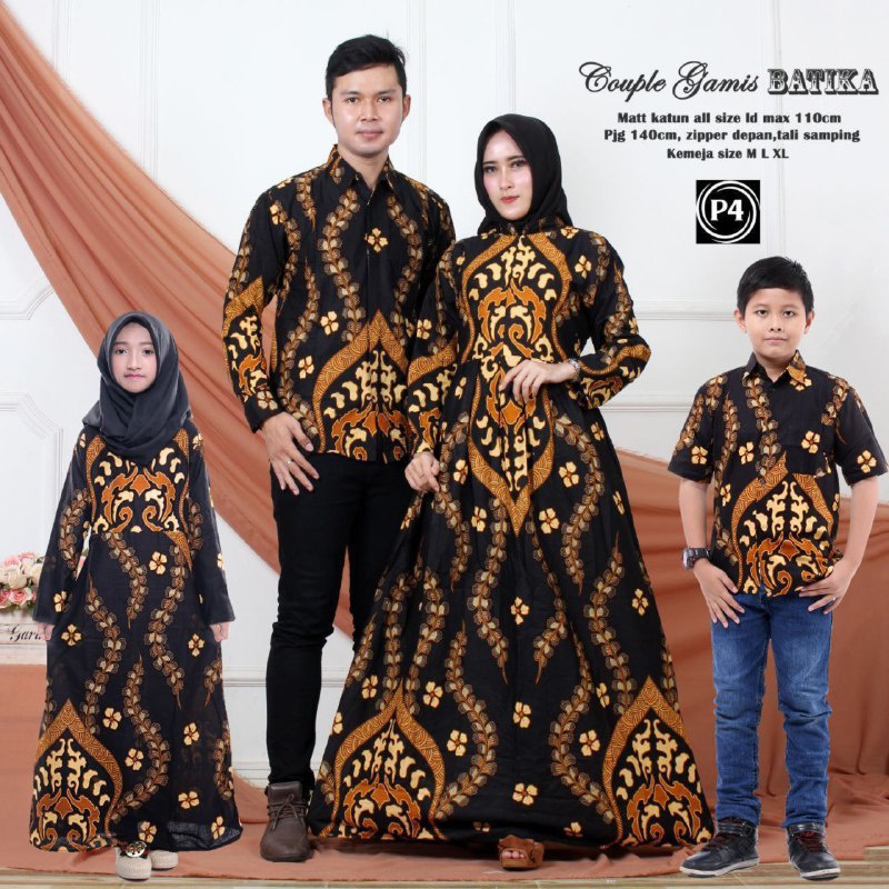 Family Set Lebaran Batik/ Couple Batik Keluarga / couple keluarga lebaran / couple keluarga lebaran 2022 / couple ibu dan anak perempuan / couple muslim