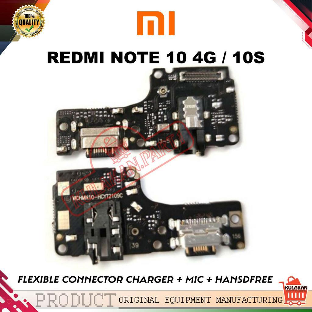 Flexible Charger Redmi Note 10 4G / Redmi Note 10S ORIGINAL Fleksibel Flexibel Papan Konektor PCB Bo