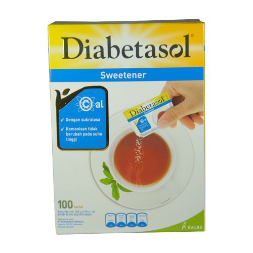 

Diabetasol Zero Calorie Sweetener 100X1g