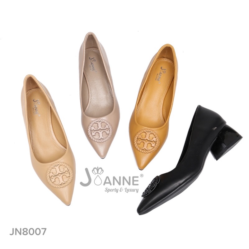 RESTOCK! [ORIGINAL] JOANNE Heels Shoes Sepatu Kerja Wanita Hak Tahu #JN8007