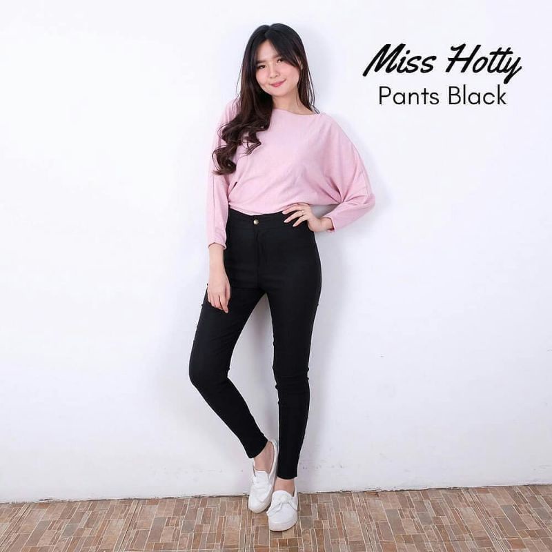 MISS HOTTY JEGGING BLACK JUMBO SIZE 27-34