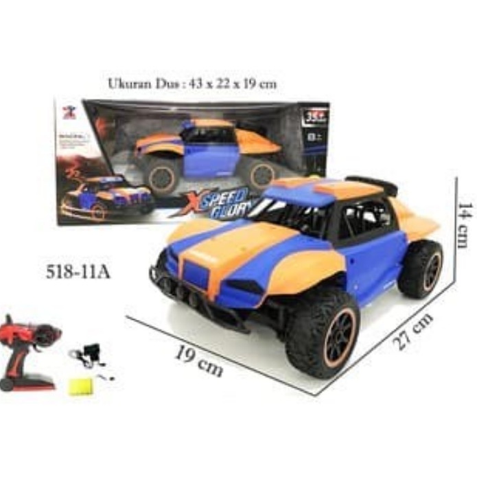 MOBIL RC RC CAR REMOT SEMI PROPO PROPORTIONAL OFFROAD MURAH - 1:16 2WD