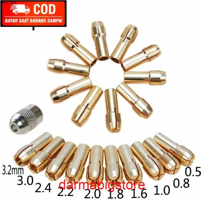 Set Mata Bor Golden Drill Bass Kepala Alat Bor Lengkap Chuck Set Drill