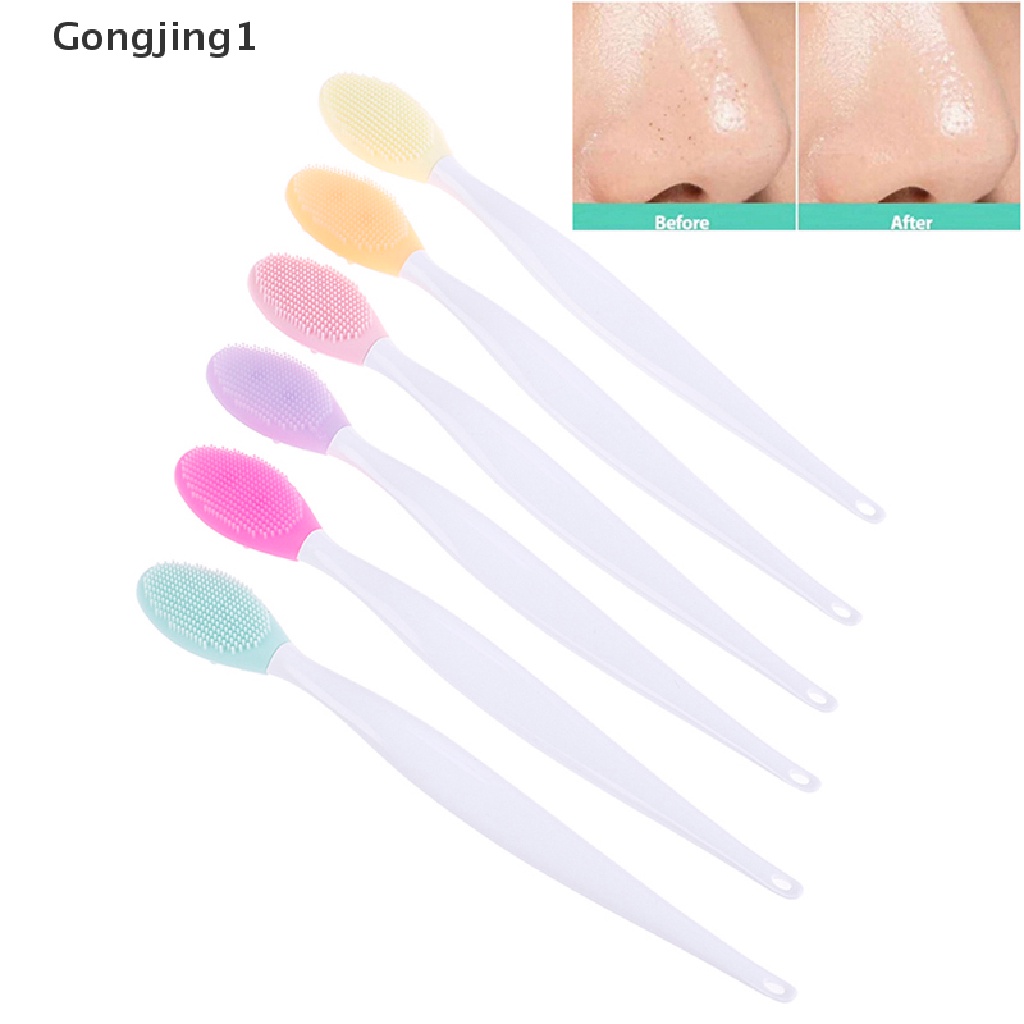 Gongjing1 Brush Silikon Pembersih Pori-Pori / Komedo / Jerawat