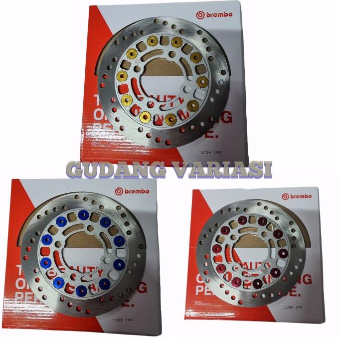 PIRINGAN DISK CAKRAM BREMBO BEAT 190MM // PIRINGAN BEAT BREMBO GDG00 Ayo Order