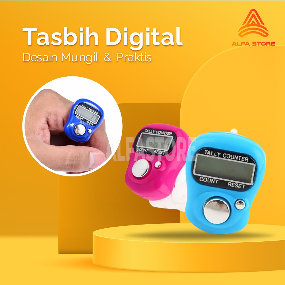 Tasbih Digital Mini Alat Hitung Digital Tasbih Elektronik Jari