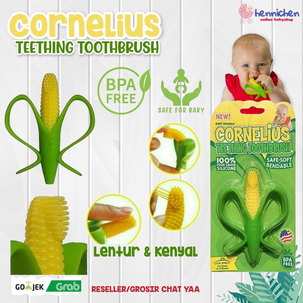 Teether Kerincingan bunyi Genggam bayi dan anak bahan aman motif random