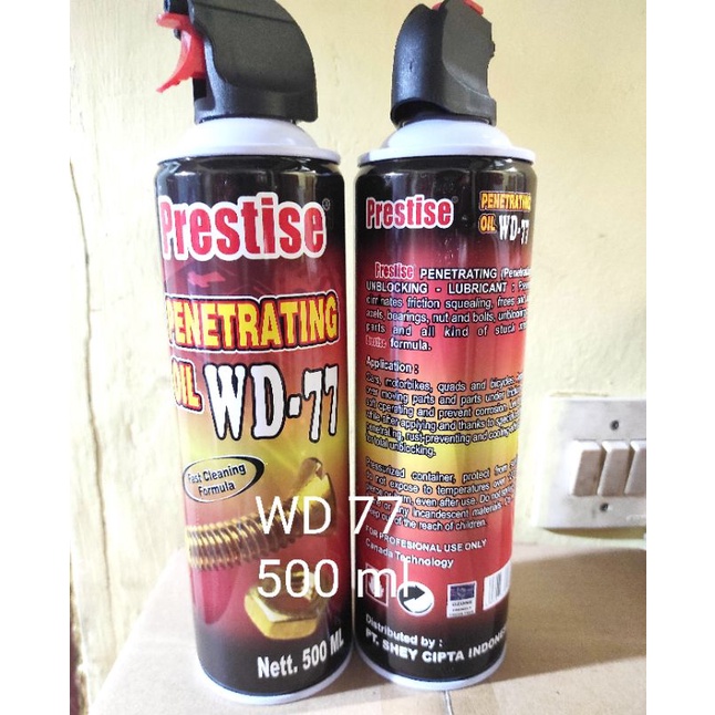 wd-77 penetrate 500 ml pembersih karat besi dan logam lainnya