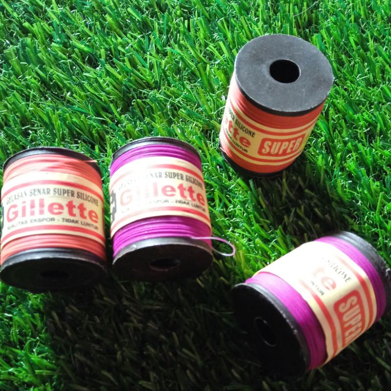 Gelasan Senar Super Silicone Senar Layangan Gulung Senar Aduan