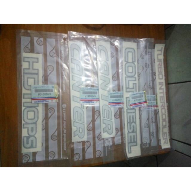 STIKER CANTER HD110PS ORI KTB