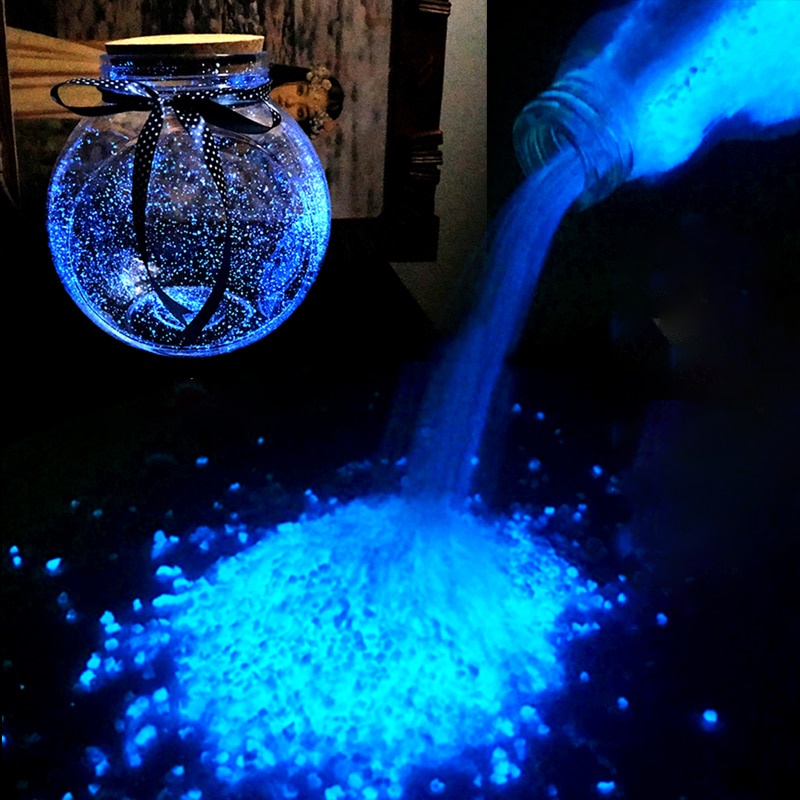 Bubuk Fosfor Glow in The dark untuk Prakarya unik Menyala Dalam Gelap TTNIGHT Bubuk Powder Glow In The Dark Party Decoration 10g - T01 Warna Biru