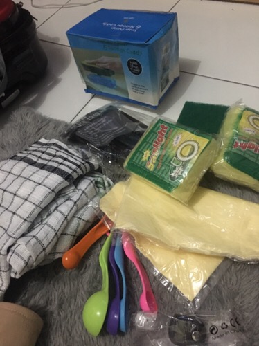 Lap Dapur Kotak - Besar Uk 55 X 55 Cm -murah Berguna