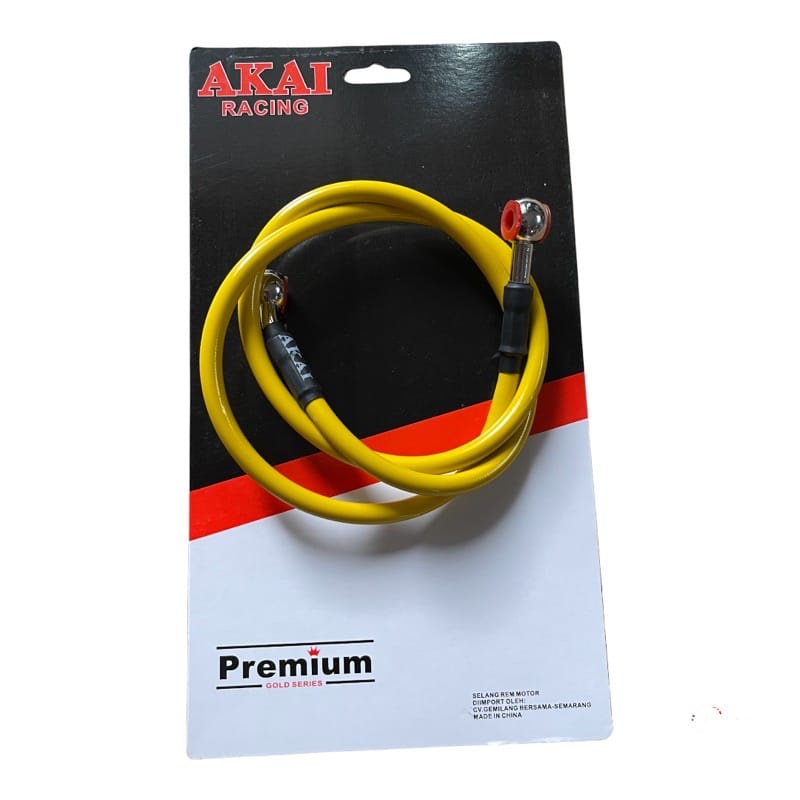 ( AKAI ) selang rem motor depan dan belakang ukurang 90cm/35inc 60cm/24inch selang rem akai  premium bisa untuk semua motor