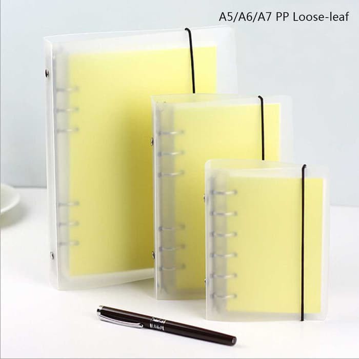 

BUKU CATATAN BINDER TRANSPARAN A6 BUKU DIARY BUKU TULIS NOTEBOOK
