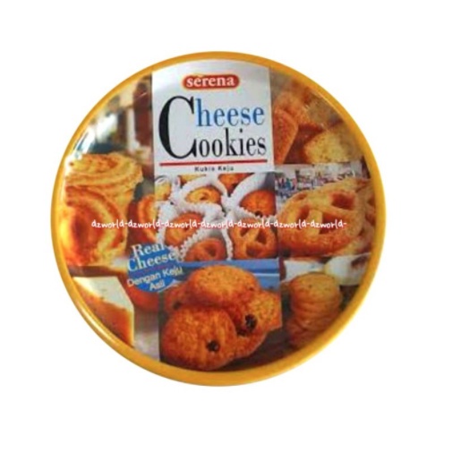 Serena Cheese Cookies Kukis keju 450gr Aneka Snack Cemilan Keju Kaleng Want Cookies Say Cheese Serrena