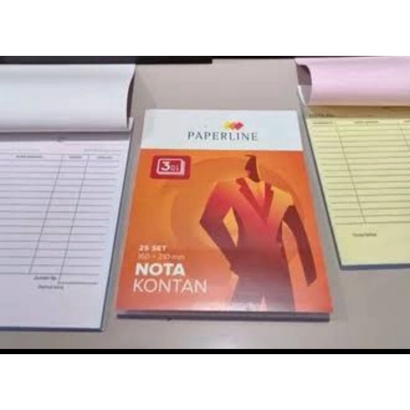 

Nota kotan 3ply Paperline isi 1 buku | nota langkap 3 | Paperline nota 3 lply