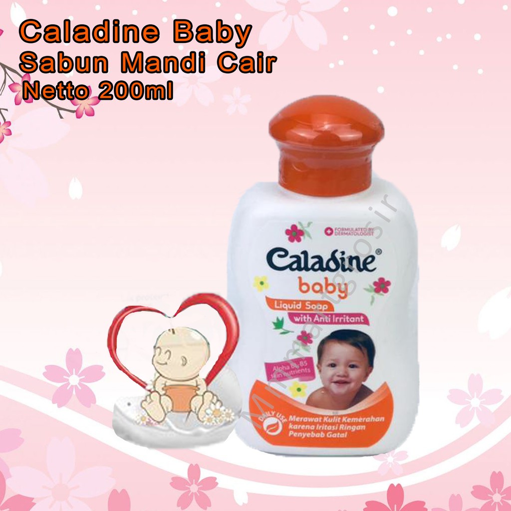 Caladine baby / Liquid Soap with anti irritant / Sabun mandi cair / Botol