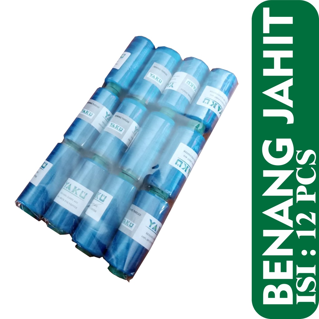 BENANG JAHIT/BENANG JAHIT MURAH/BENANG JAHIT 500YARD/PERALATAN JAHIT/BENANG MURAH/