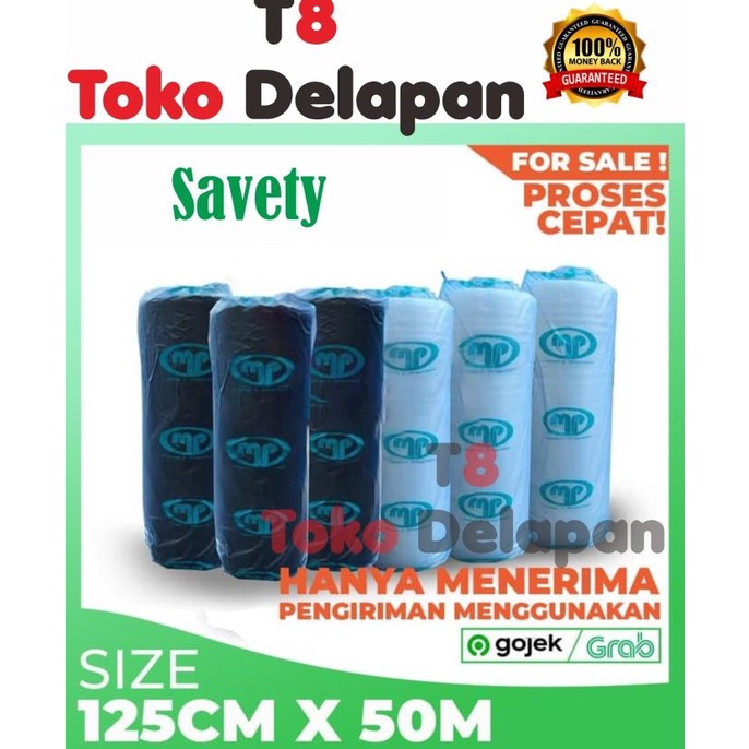 

BUBBLE WRAP ROLL 50 METER HITAM PUTIH BUBLE WRAP MULIAPACK - MP Putih