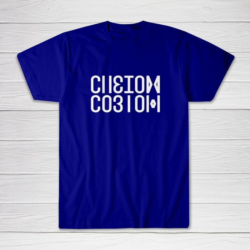 Kaos nama ilusi lipat viral CUSTOM / Kaos bacot ilusi vira