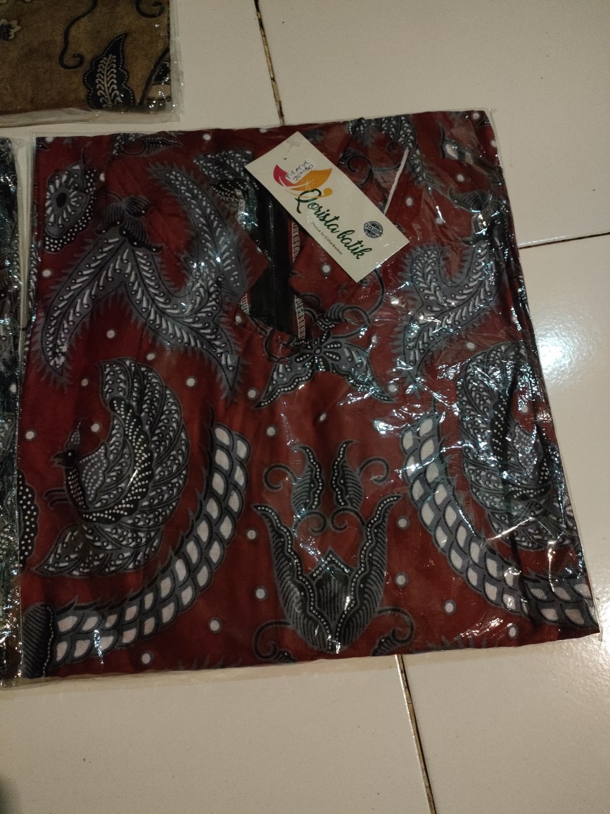 Bisa Cod Tunik Batik Jumbo Ld 120 Standar Ld 104 | Atasan Wanita Tunik | Tunik Batik Terbaru