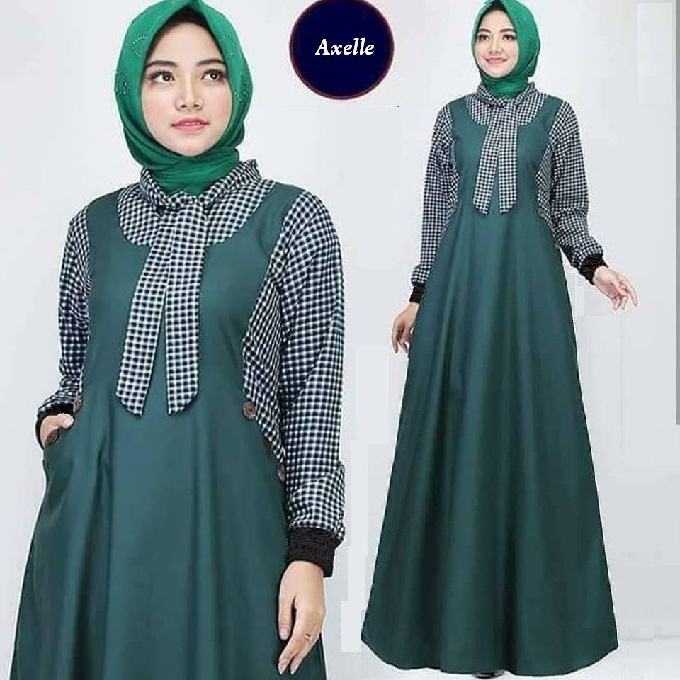  Gambar  Gamis  Tunika Hijab Muslimah 