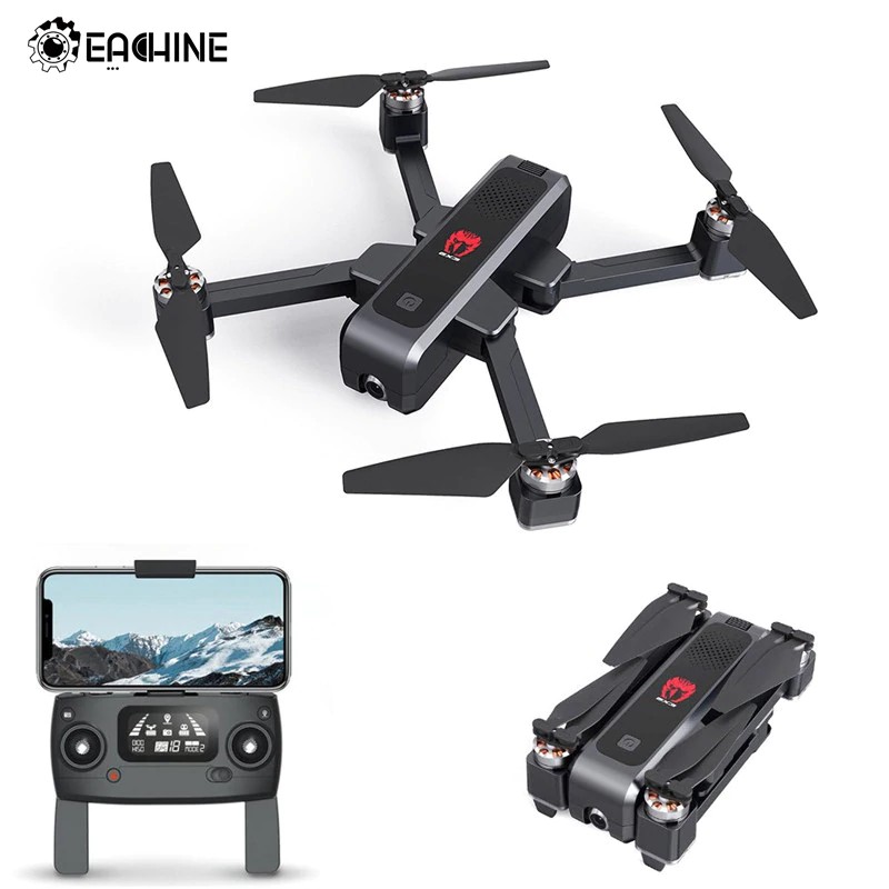 Import Eachine EX3 GPS 5G WiFi FPV 2K Camera Optical Flow OLED Switchable Remote Brushless Foldable