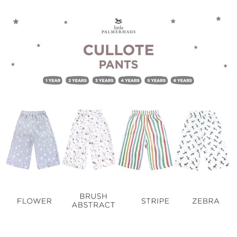 little palmerhaus cullote pants