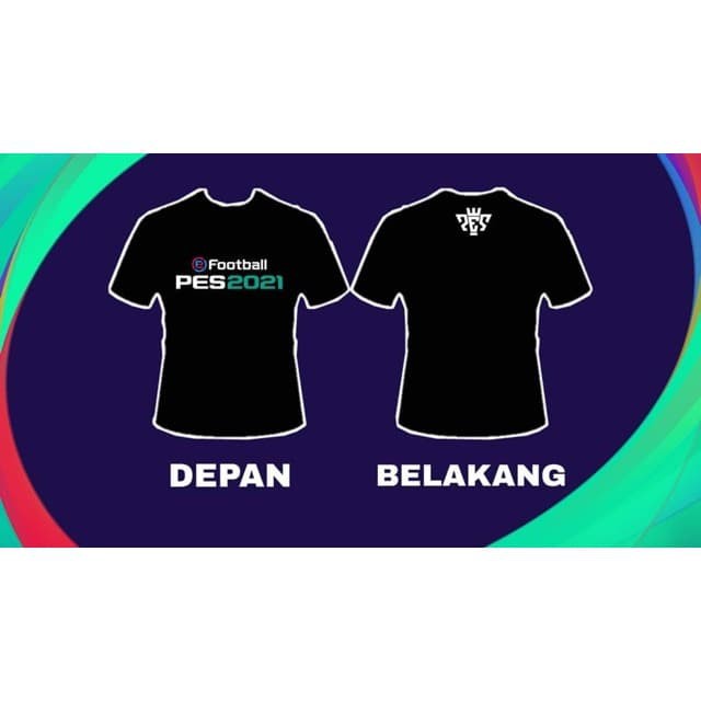 HDP-393 KAOS PES 2020-2021 BAJU TSHIRT DISTRO PRO EVOLUTION SOCCER