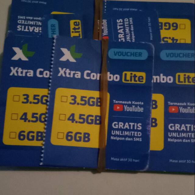 Voucer internet XL 4,5GB+1GB lokal