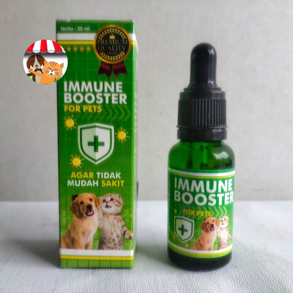 Immune Booster For Pets 20ml - Vitamin Peningkat Kekebalan Kucing Anjing