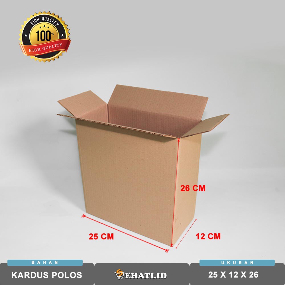 

KARDUS | BOX | KARTON PACKING ( 25 x 12 x 26 CM )