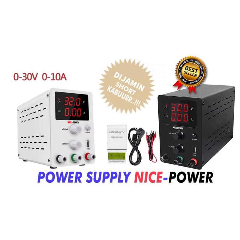 POWER SUPPLY NICE POWER 30V 10A MBR Penghancur SHORT