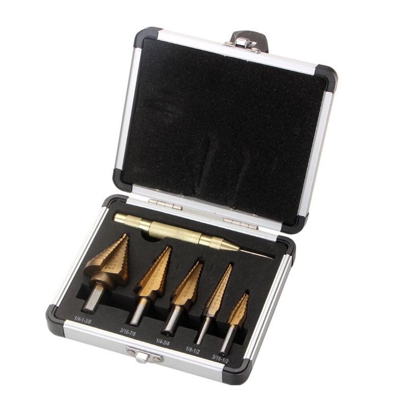 Kiss Metal Steel Drill Double Cutting Blades HSS Untuk Titanium Coated Step Drill Bit Untuk Pecinta DIY Bor Lubang Tukang Listrik