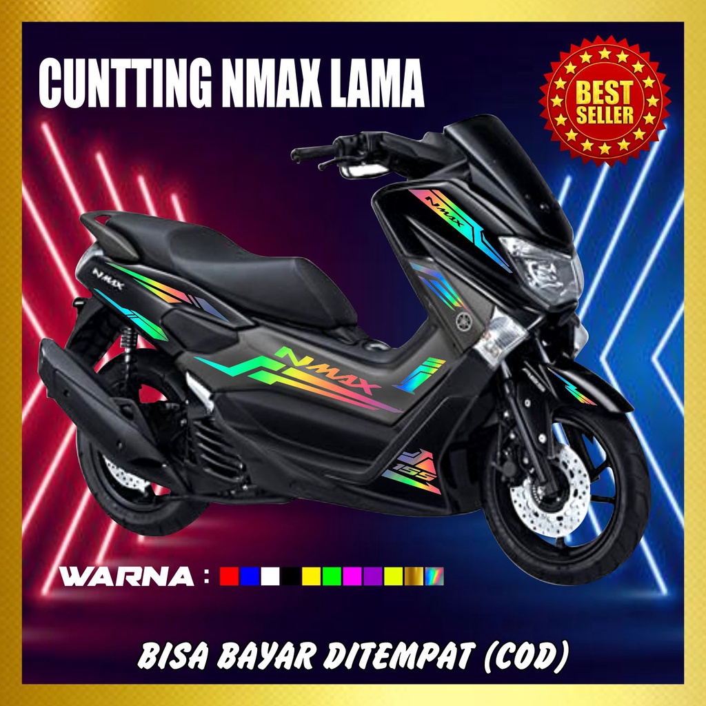 CUTTING STICKER NMAX OLD STICKER CUTTING NMAX LAMA