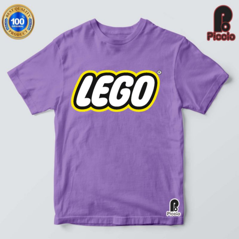 baju kaos anak logo lego bahan premium atasan