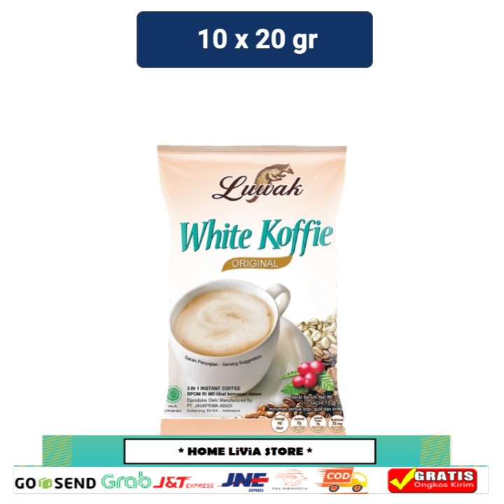 

Luwak White Koffie Original Bag 10x20gr