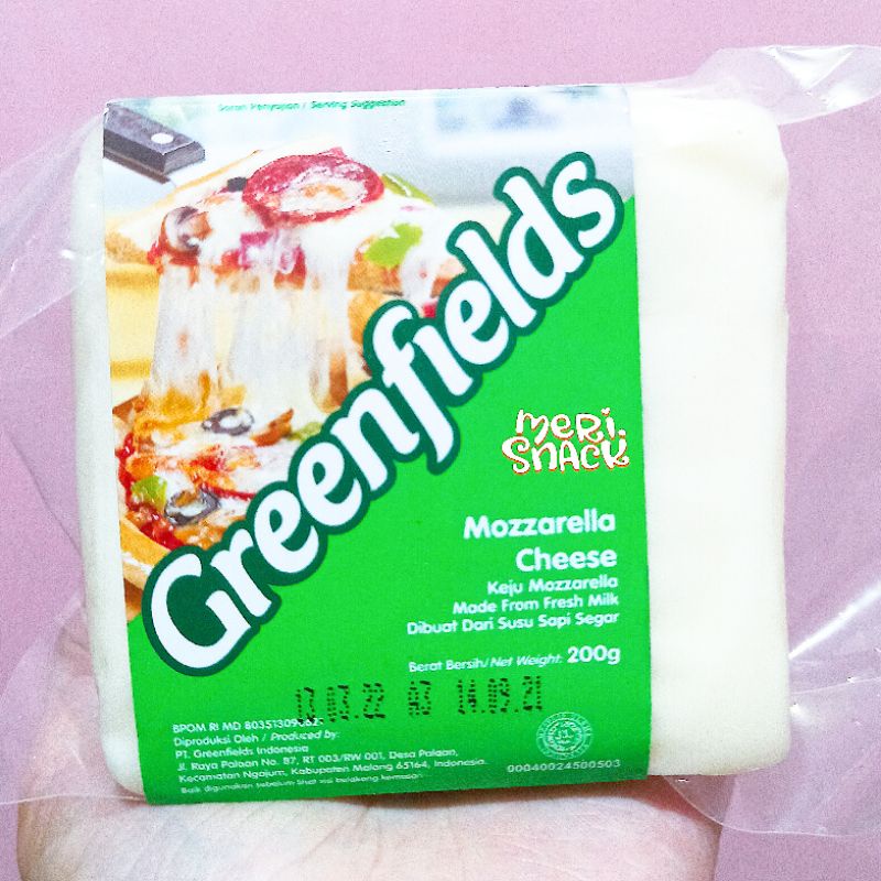 

Greenfields Mozzarella Cheese 200gr / Keju Mozarella