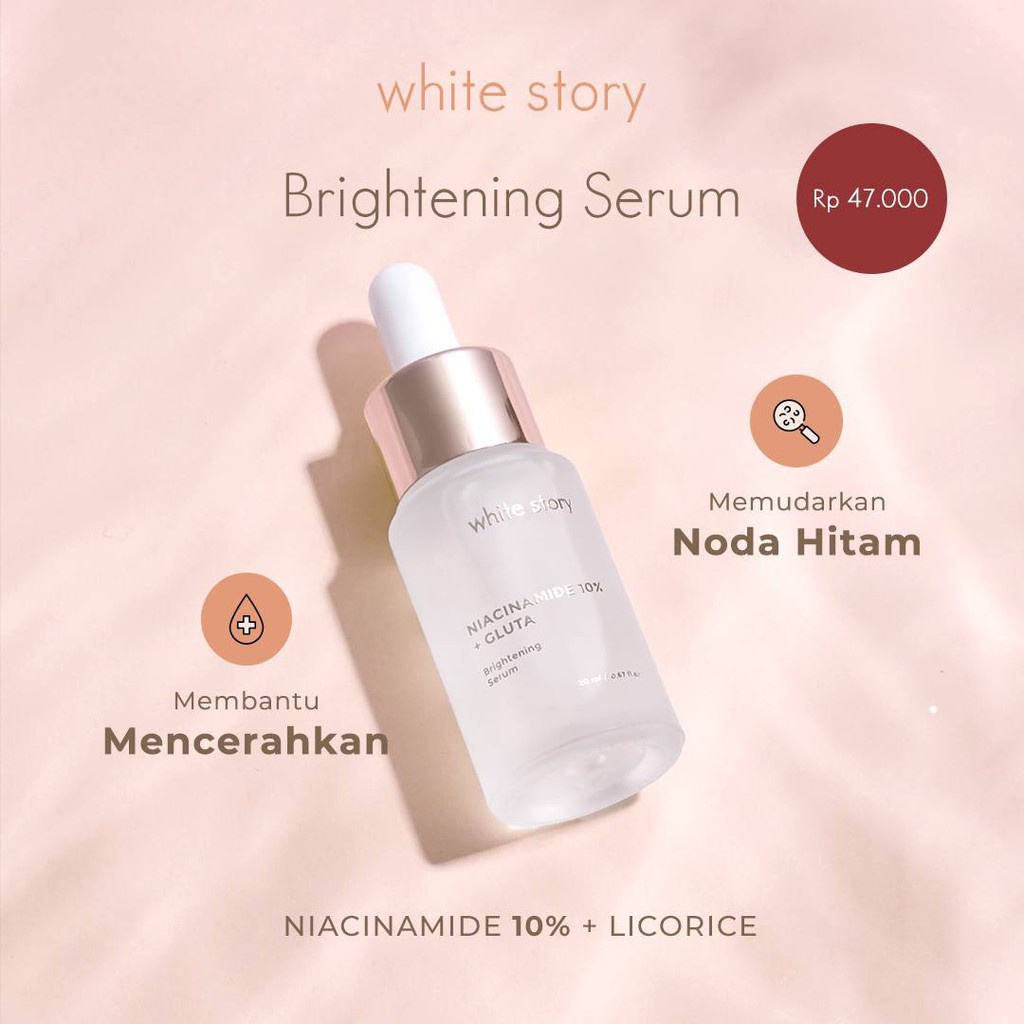 White Story Brightening Face Serum Toner Night Day Cream Peeling Hydrating Essence Facial Wash Advanced Care Peptide Eye Acne Soothing Underarm