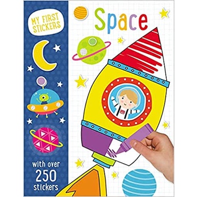 

My first stickers space more over 250 stickers activity book buku sticker anak