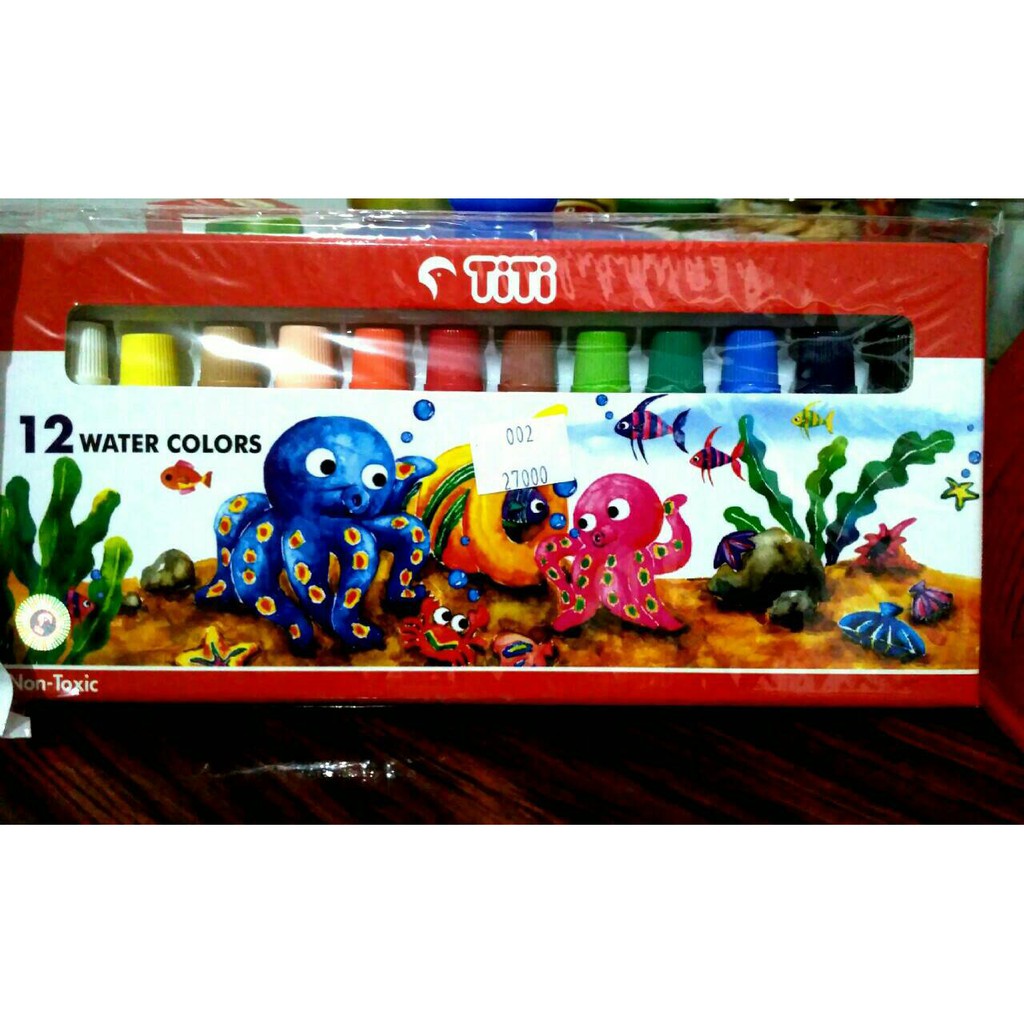 

Cat Air water color TITI 12 warna