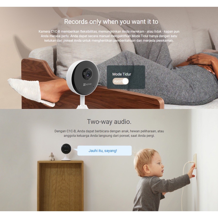 Ezviz C1C-B 1080p Indoor Smart Home Camera