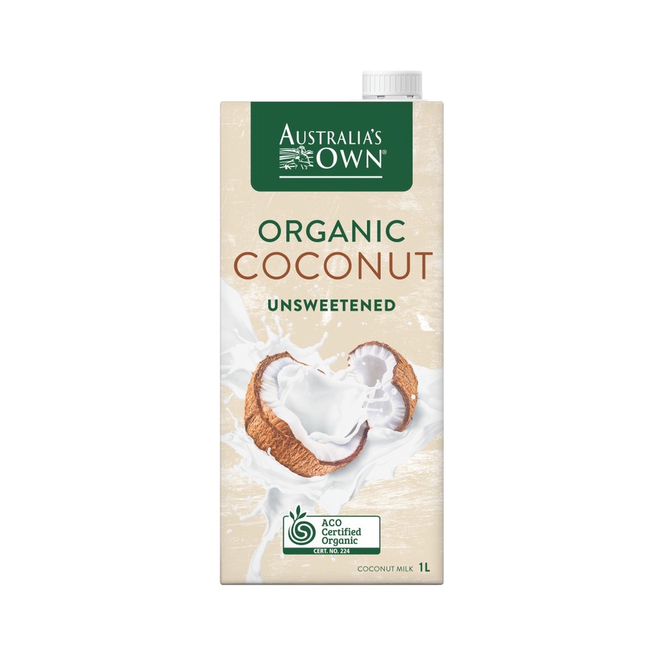 Australia Owns, Organic Unsweetened Coconut Milk 1.000ml