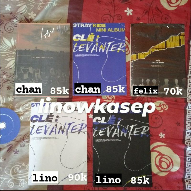 [Album Only] Stray Kids Levanter Yellow Wood I am You ( LEE KNOW, BANG CHAN, FELIX )